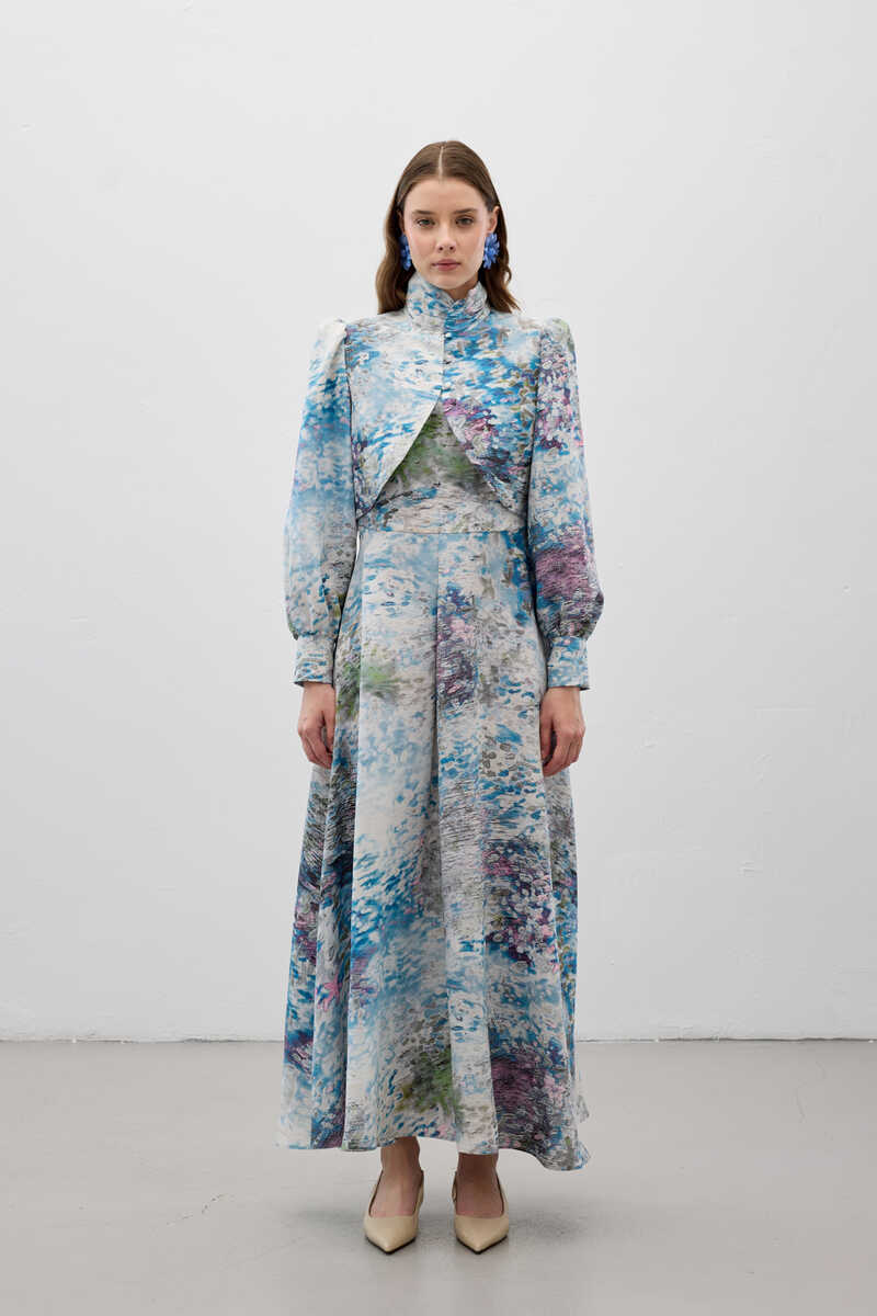 PERA ELBİSE MAVİ - MMB