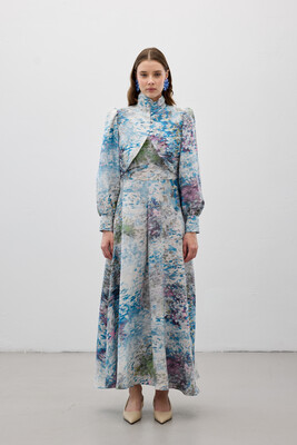 PERA ELBİSE MAVİ - MMB