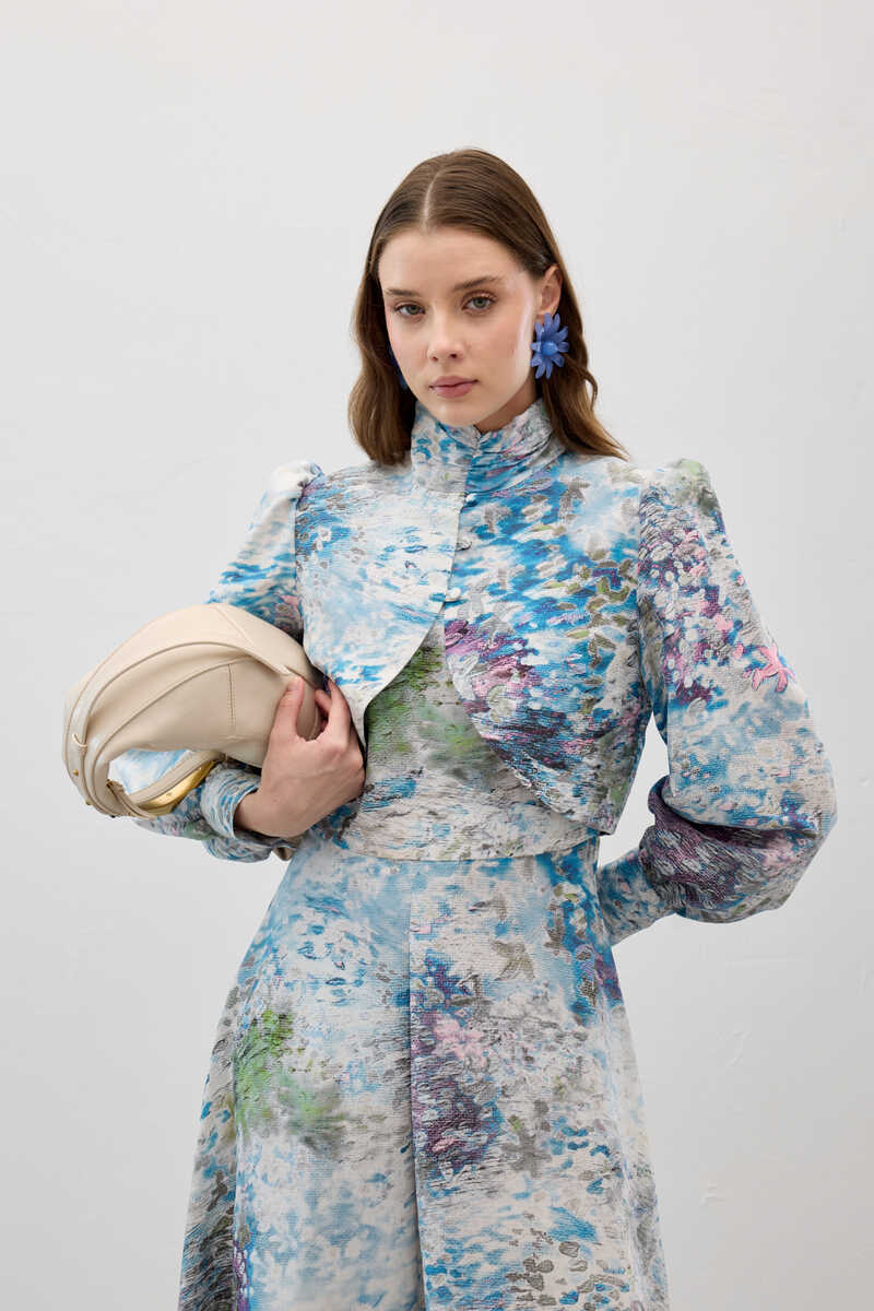 PERA ELBİSE MAVİ - 3