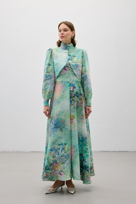 PERA ELBİSE YEŞİL - MMB (1)