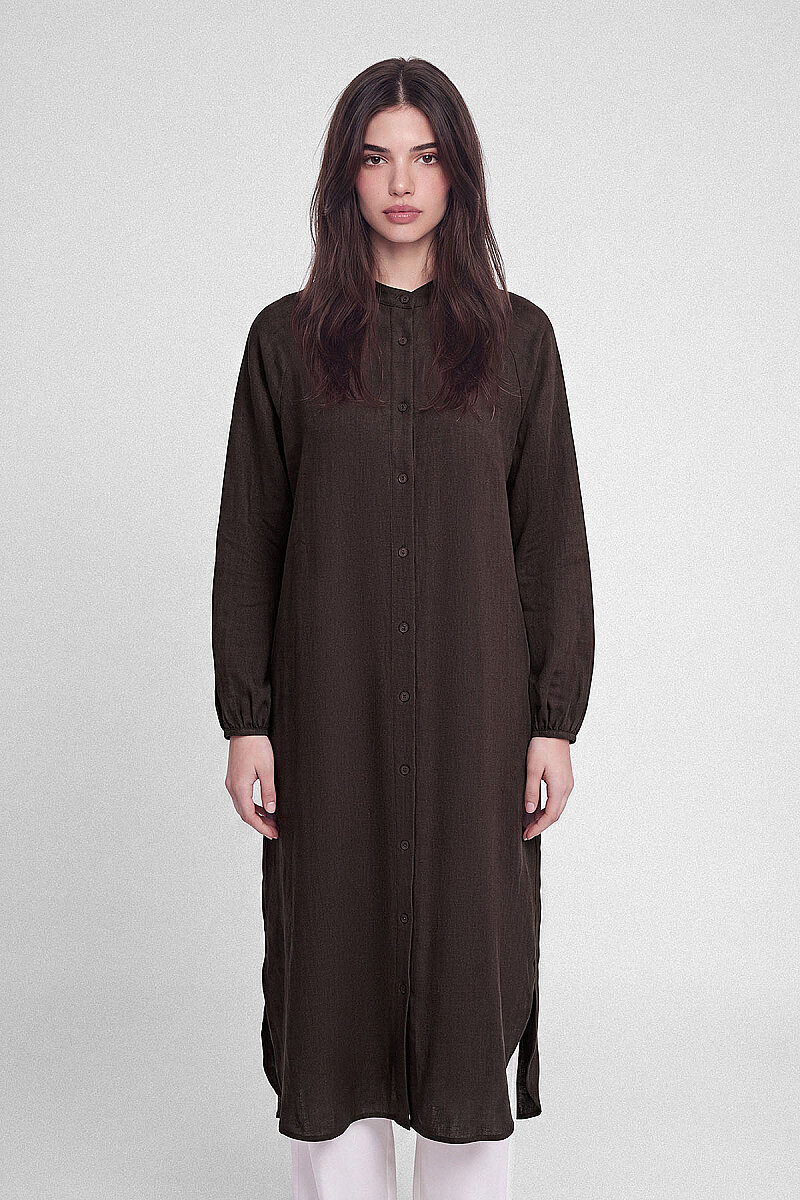 SAHRA TUNİK KAHVERENGİ - 4