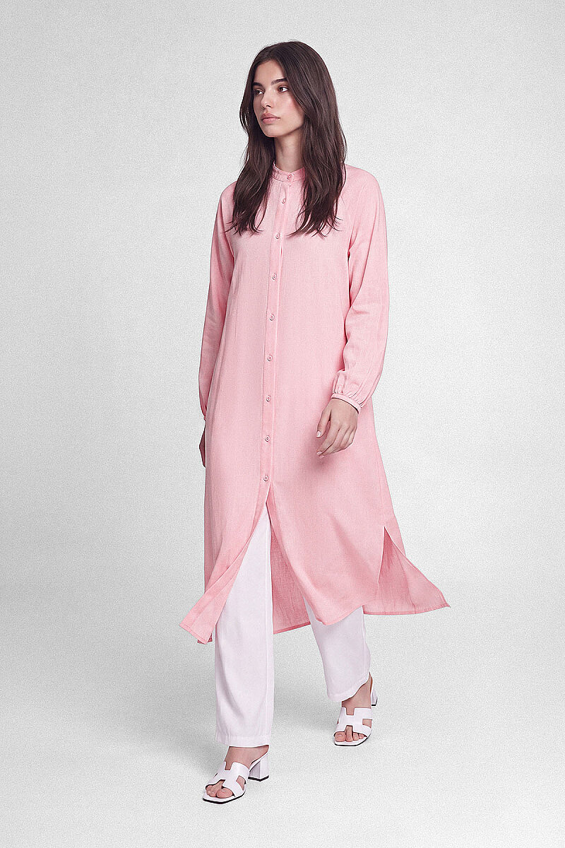 SAHRA TUNİK PEMBE - 5