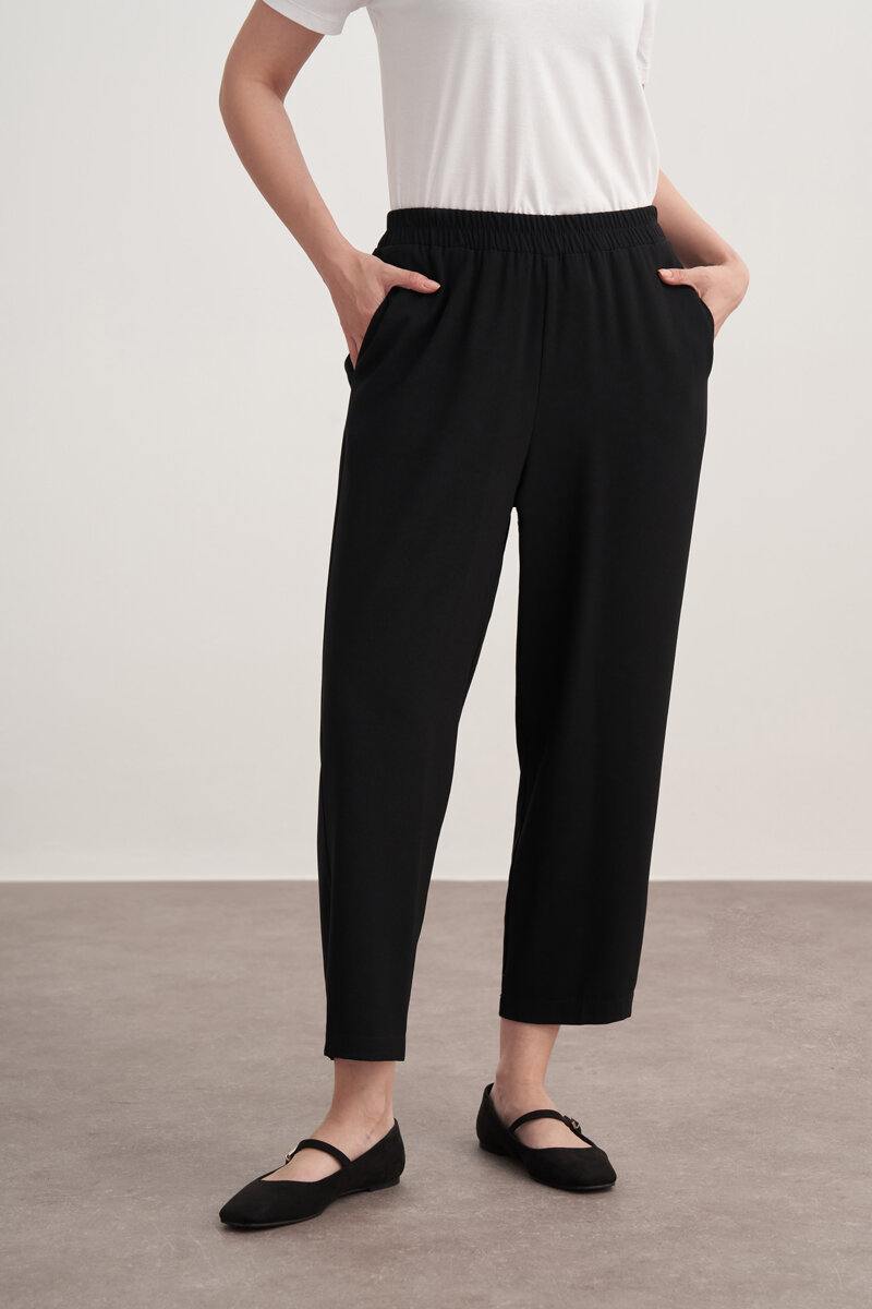 HAVUÇ PANTOLON SİYAH - MMB