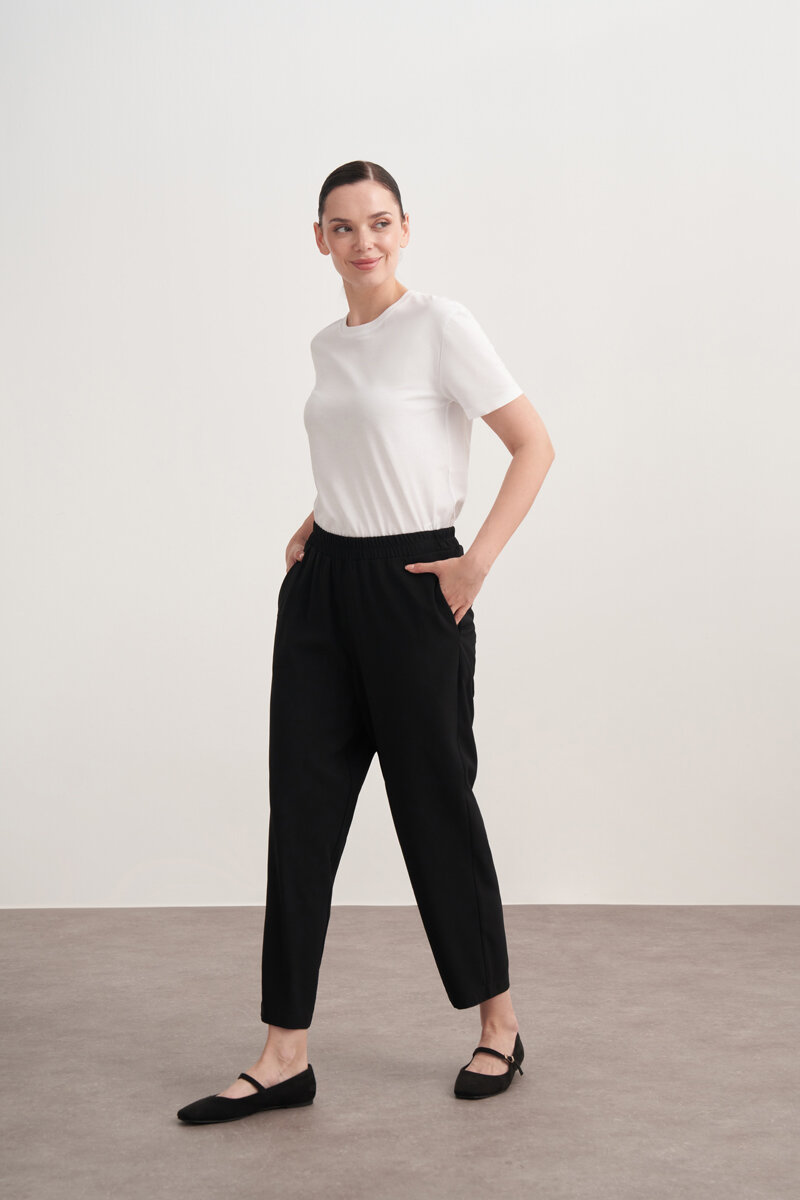 HAVUÇ PANTOLON SİYAH - 5