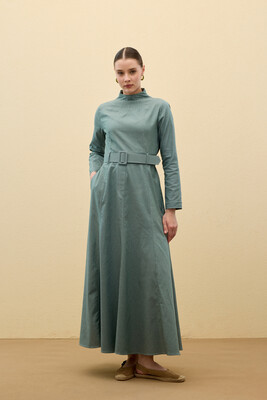 VİSA ELBİSE YEŞİL - MMB