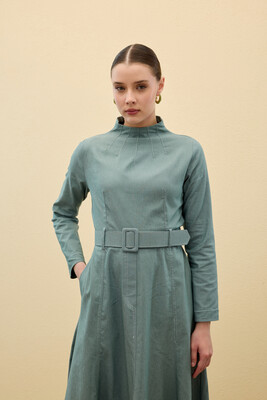 VİSA ELBİSE YEŞİL - MMB (1)